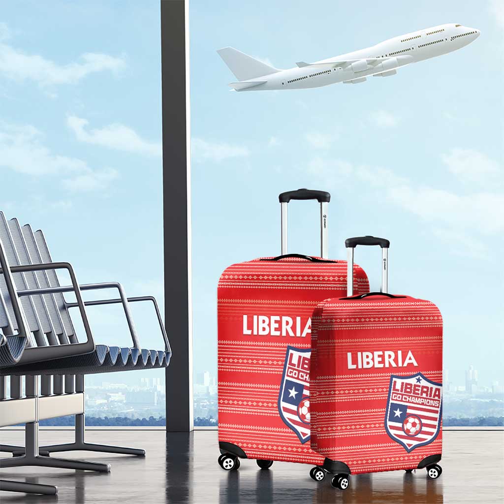 Liberia Football Luggage Cover Women Red Jersey LT15