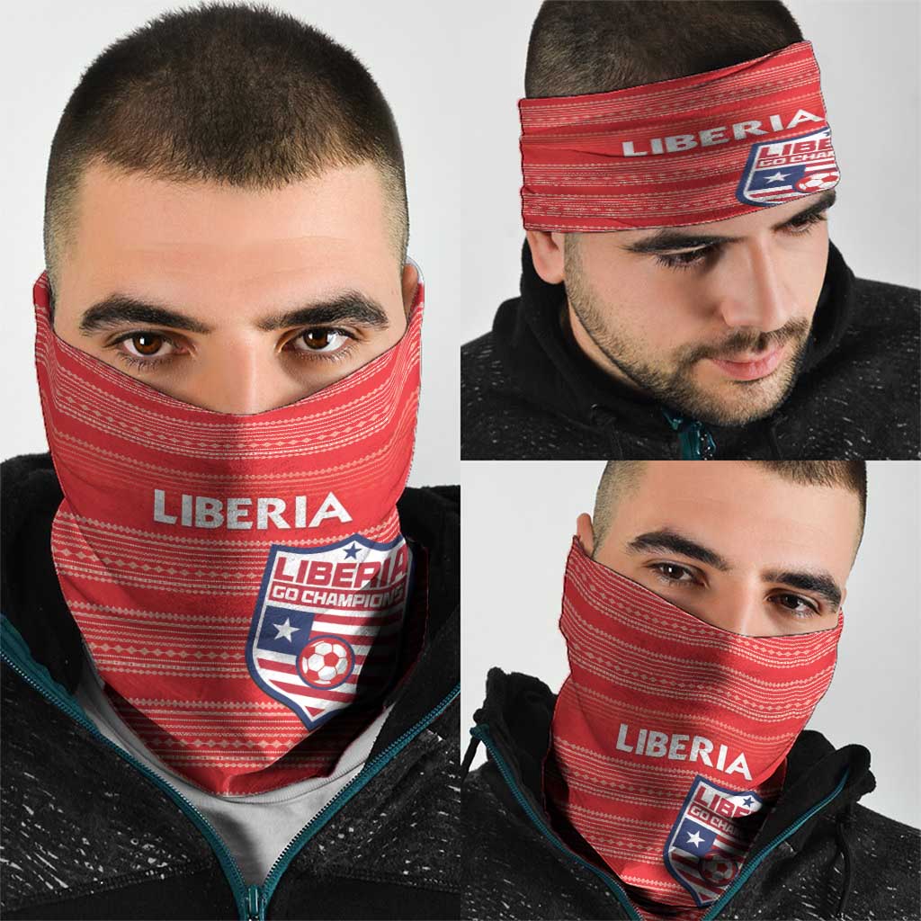Liberia Football Neck Gaiter Women Red Jersey LT15