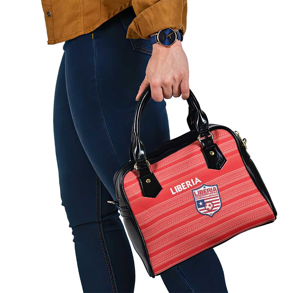 Liberia Football Shoulder Handbag Women Red Jersey LT15