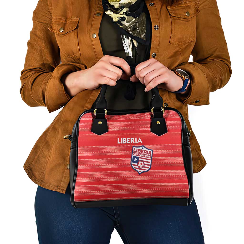 Liberia Football Shoulder Handbag Women Red Jersey LT15