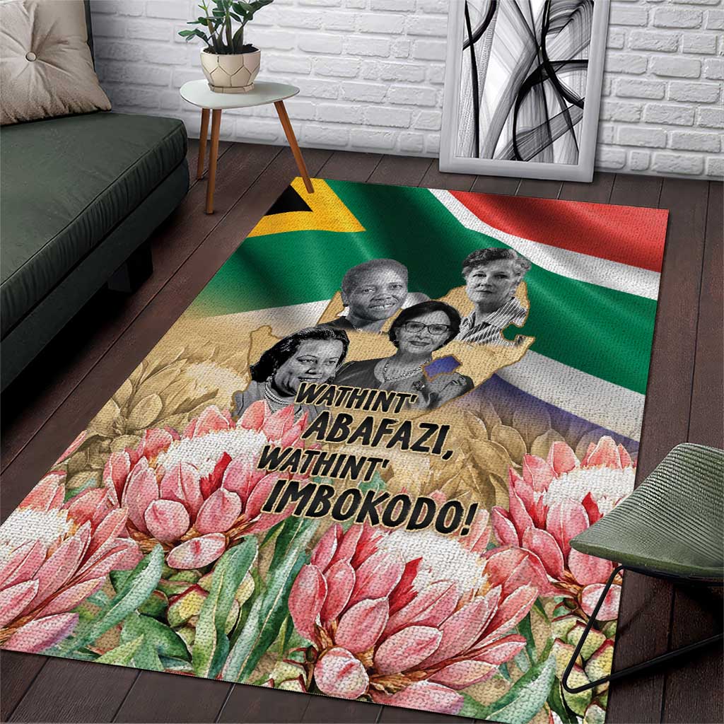 South African Women Fight Apartheir Area Rug Wathint Abafazi Wathint Imbokodo LT15