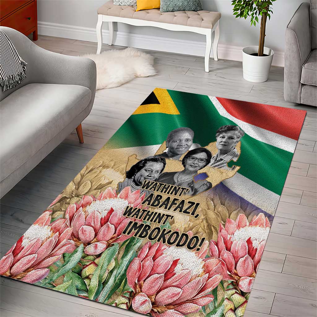 South African Women Fight Apartheir Area Rug Wathint Abafazi Wathint Imbokodo LT15