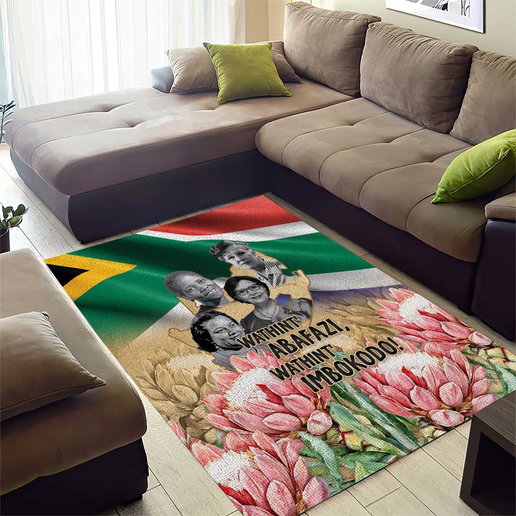 South African Women Fight Apartheir Area Rug Wathint Abafazi Wathint Imbokodo LT15