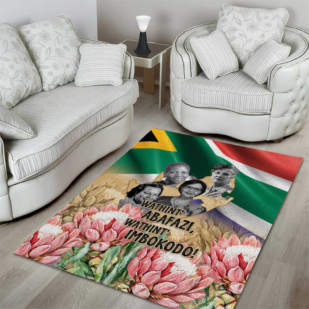 South African Women Fight Apartheir Area Rug Wathint Abafazi Wathint Imbokodo LT15