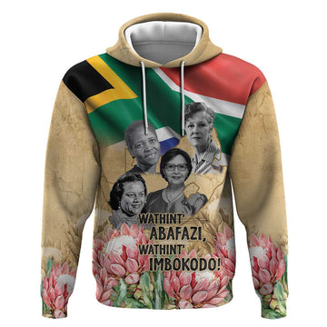 South African Women Mobilisation Hoodie Wathint Abafazi Wathint Imbokodo LT15
