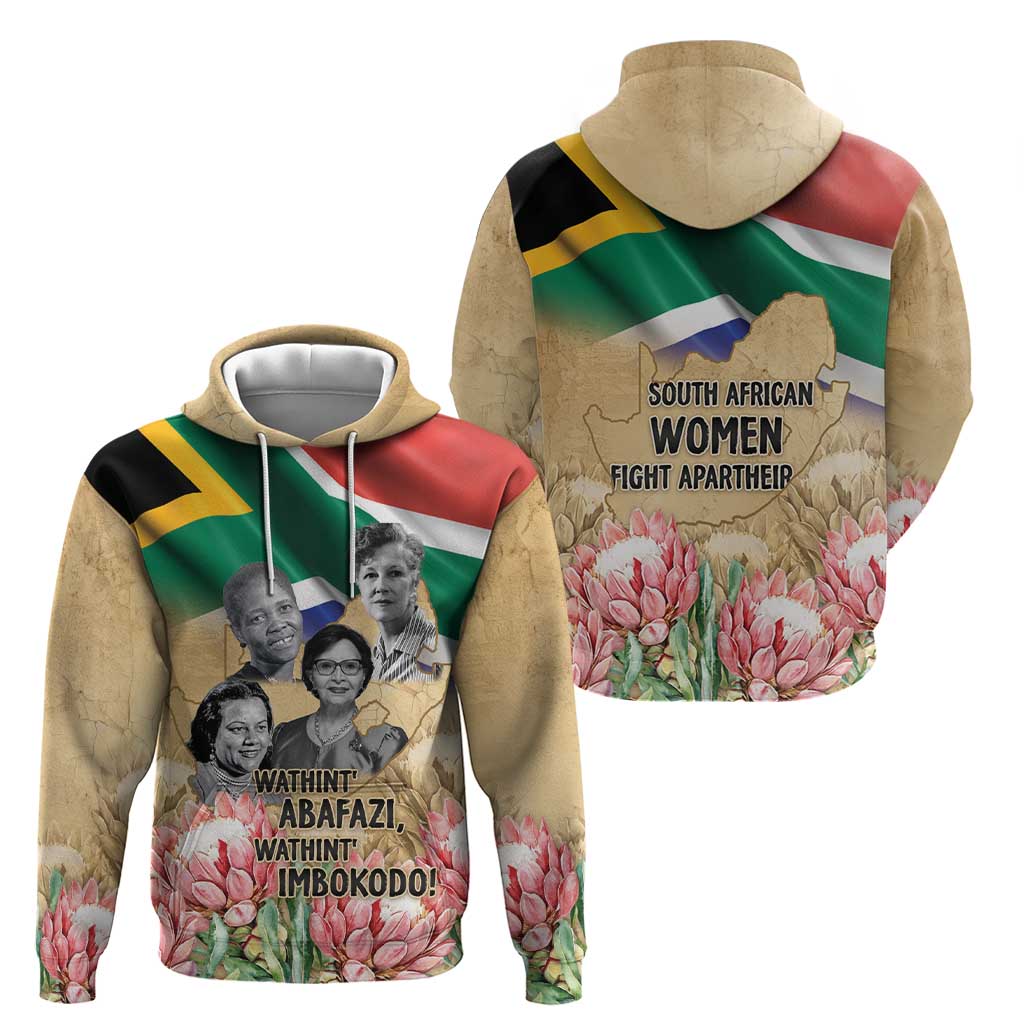 South African Women Mobilisation Hoodie Wathint Abafazi Wathint Imbokodo LT15
