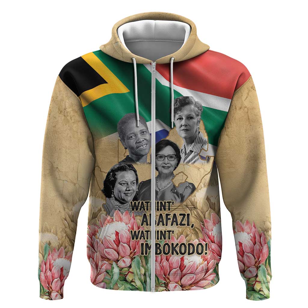 South African Women Mobilisation Hoodie Wathint Abafazi Wathint Imbokodo LT15