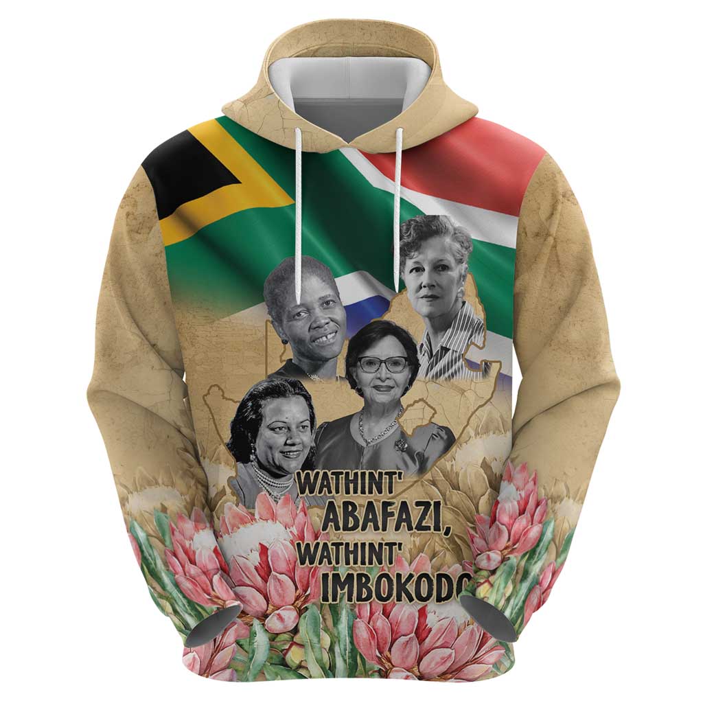 South African Women Mobilisation Hoodie Wathint Abafazi Wathint Imbokodo LT15
