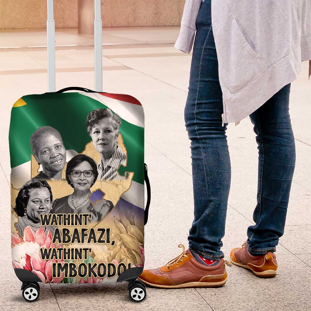 South African Women Mobilisation Luggage Cover Wathint Abafazi Wathint Imbokodo LT15