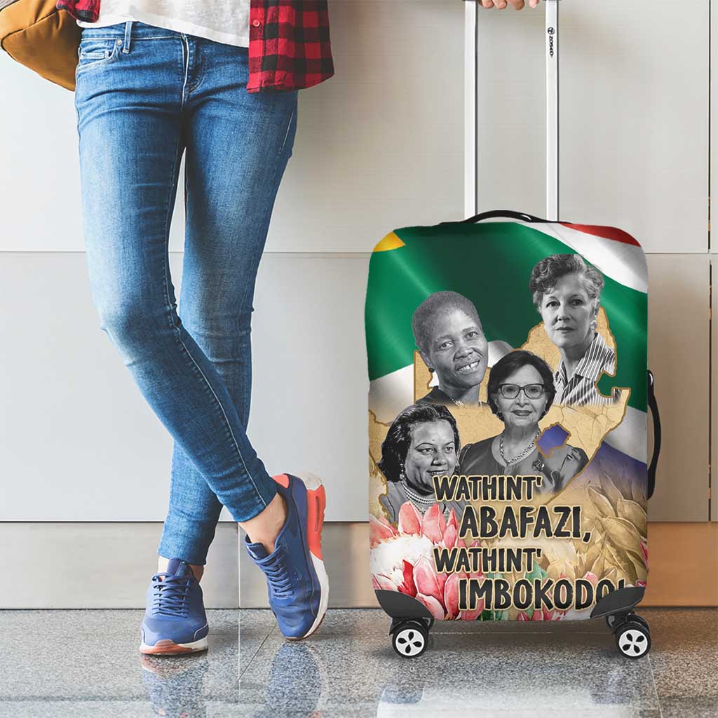 South African Women Mobilisation Luggage Cover Wathint Abafazi Wathint Imbokodo LT15