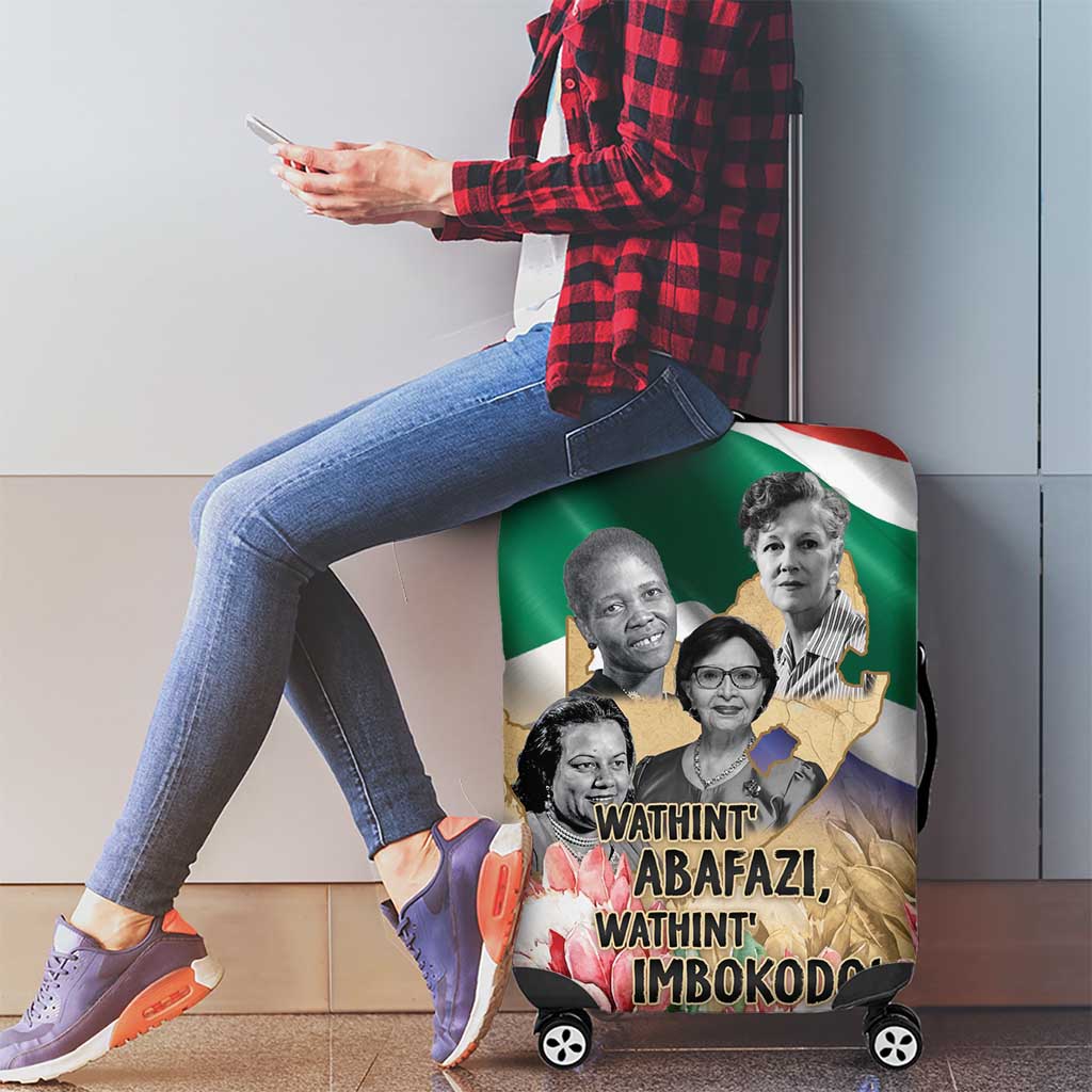 South African Women Mobilisation Luggage Cover Wathint Abafazi Wathint Imbokodo LT15