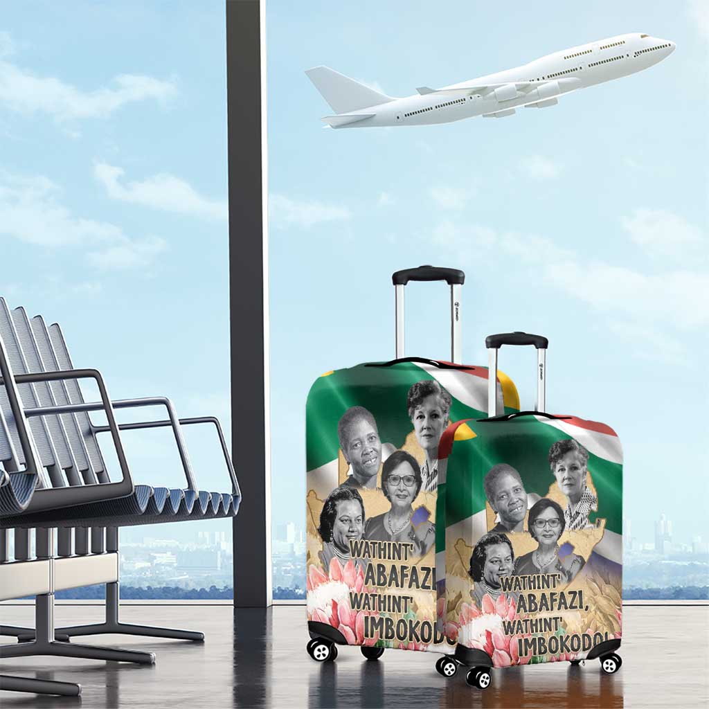 South African Women Mobilisation Luggage Cover Wathint Abafazi Wathint Imbokodo LT15