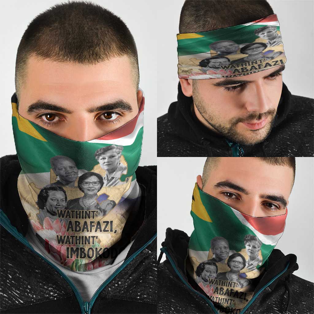South African Women Mobilisation Neck Gaiter Wathint Abafazi Wathint Imbokodo LT15