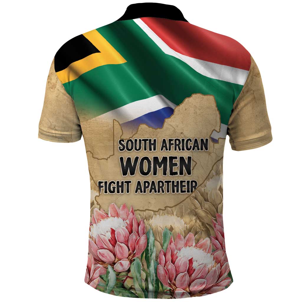 South African Women Mobilisation Polo Shirt Wathint Abafazi Wathint Imbokodo LT15