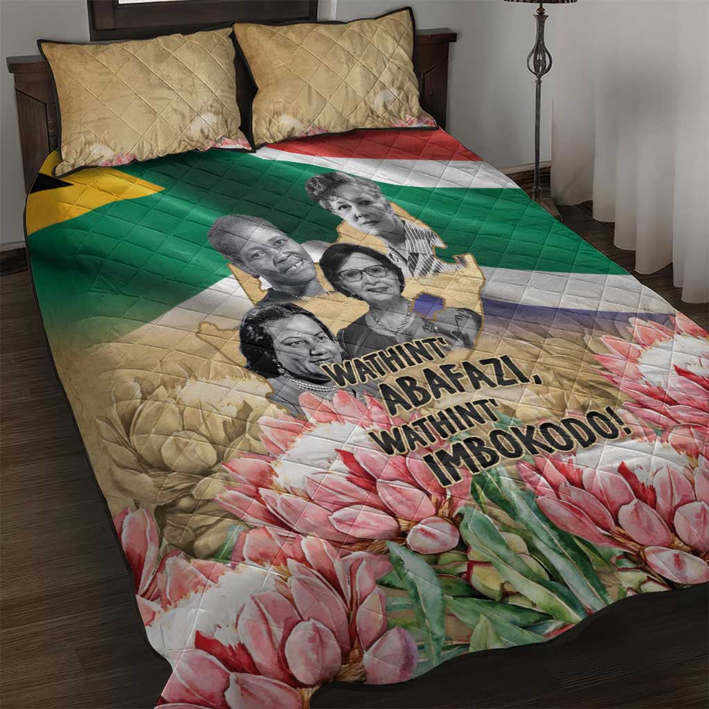 South African Women Fight Apartheir Quilt Bed Set Wathint Abafazi Wathint Imbokodo LT15