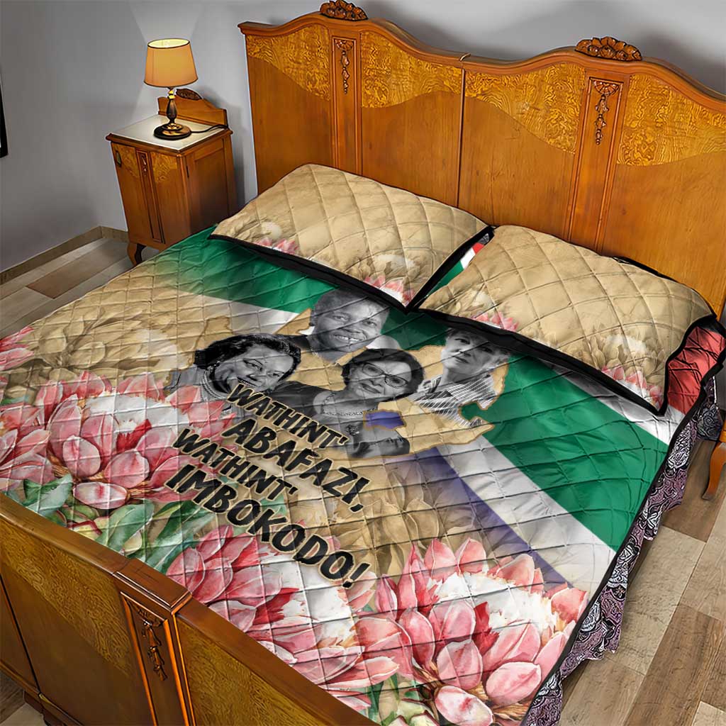 South African Women Fight Apartheir Quilt Bed Set Wathint Abafazi Wathint Imbokodo LT15
