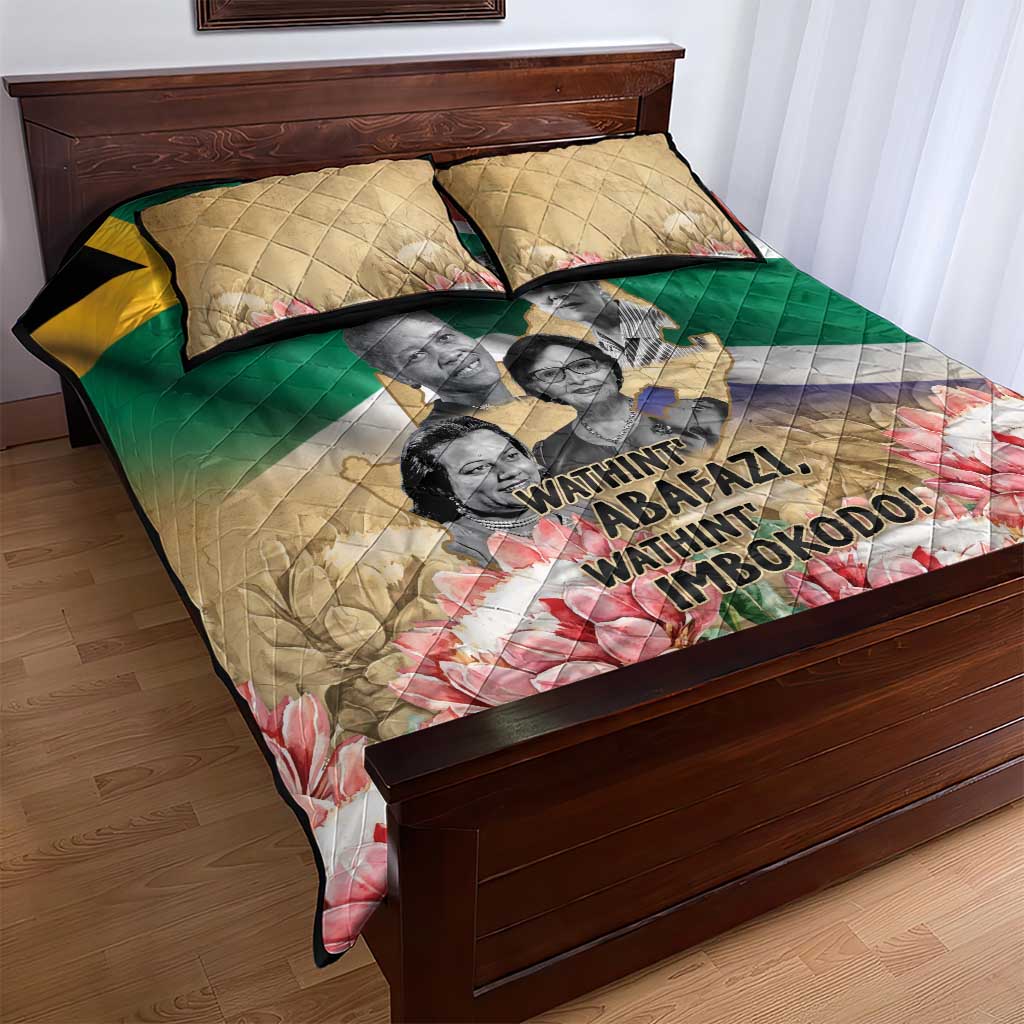 South African Women Fight Apartheir Quilt Bed Set Wathint Abafazi Wathint Imbokodo LT15