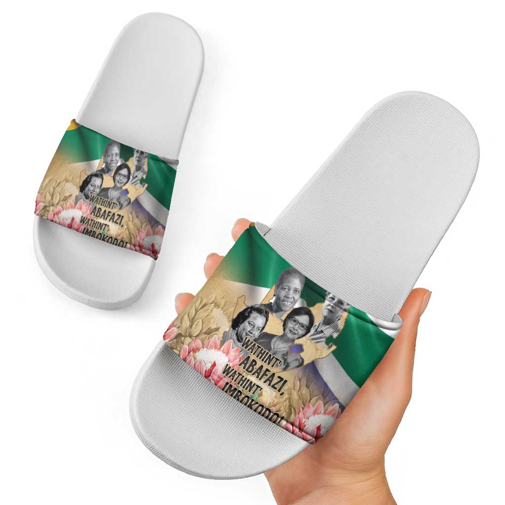 South African Women Mobilisation Slide Sandals Wathint Abafazi Wathint Imbokodo LT15