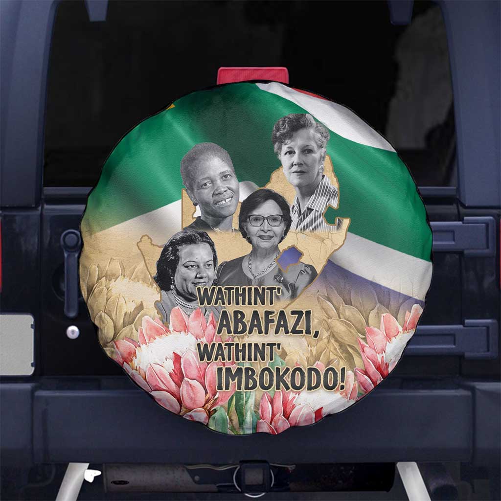 South African Women Mobilisation Spare Tire Cover Wathint Abafazi Wathint Imbokodo LT15