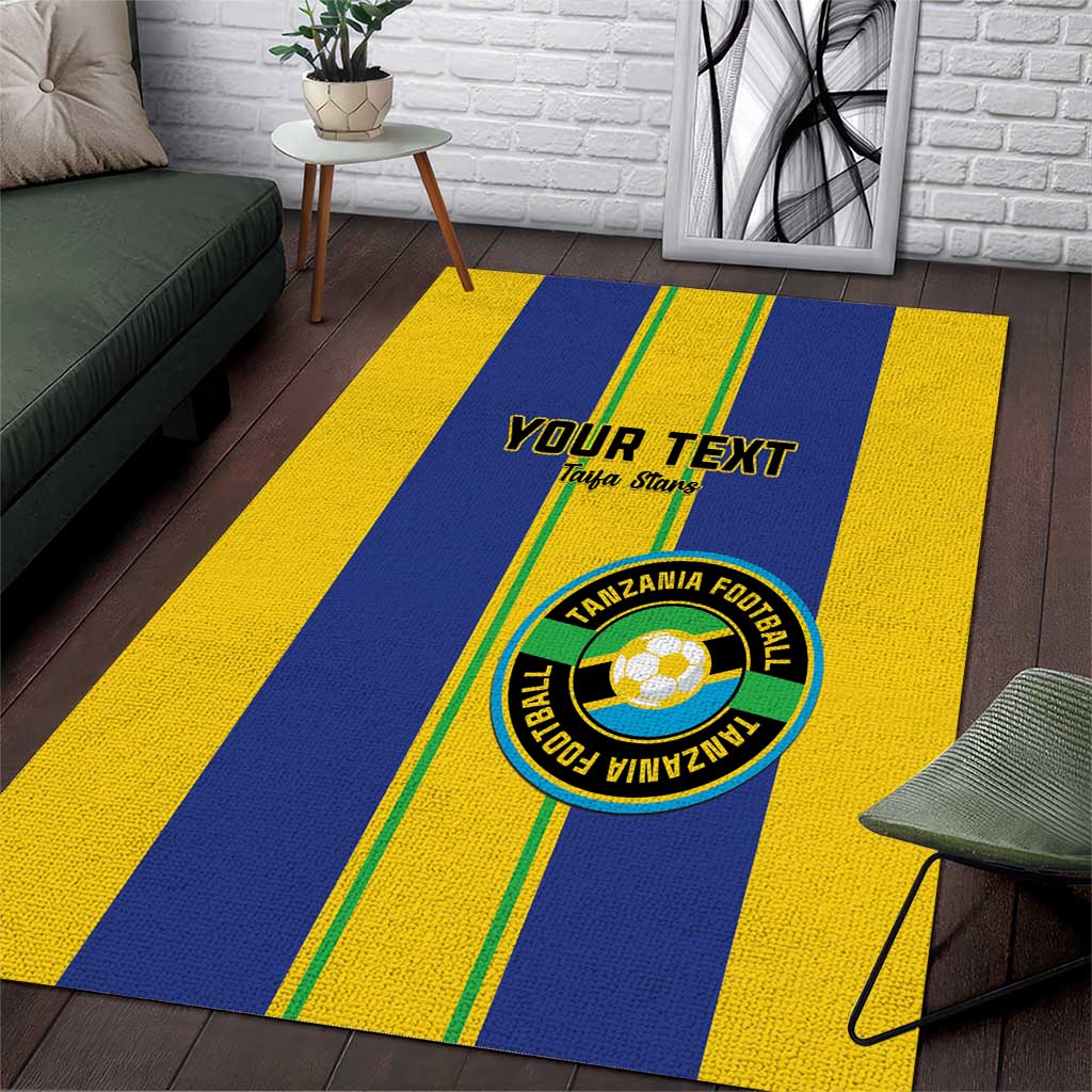 Custom Afro Tanzania Football Area Rug We Are Champions LT15