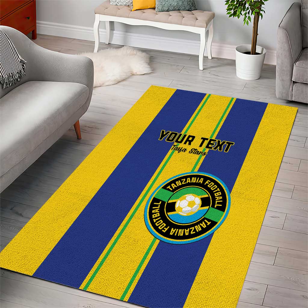 Custom Afro Tanzania Football Area Rug We Are Champions LT15