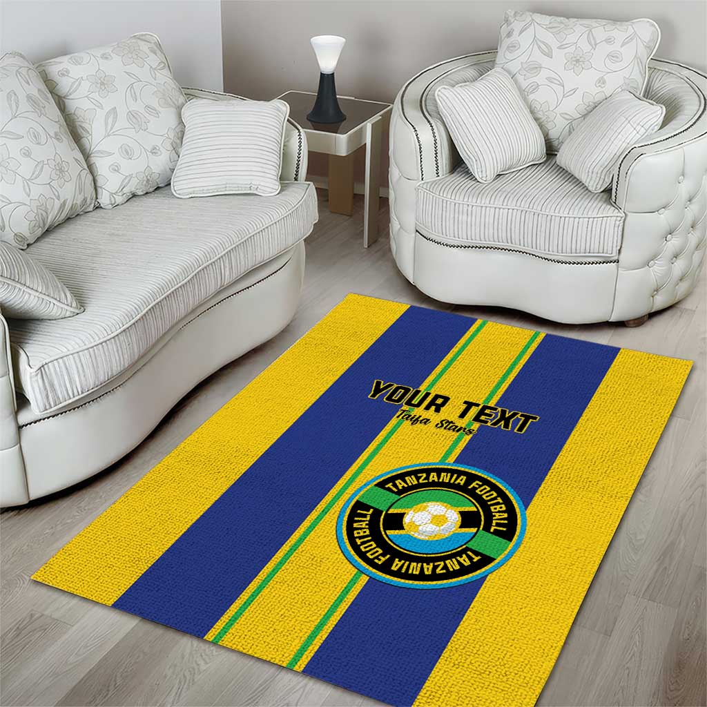 Custom Afro Tanzania Football Area Rug We Are Champions LT15