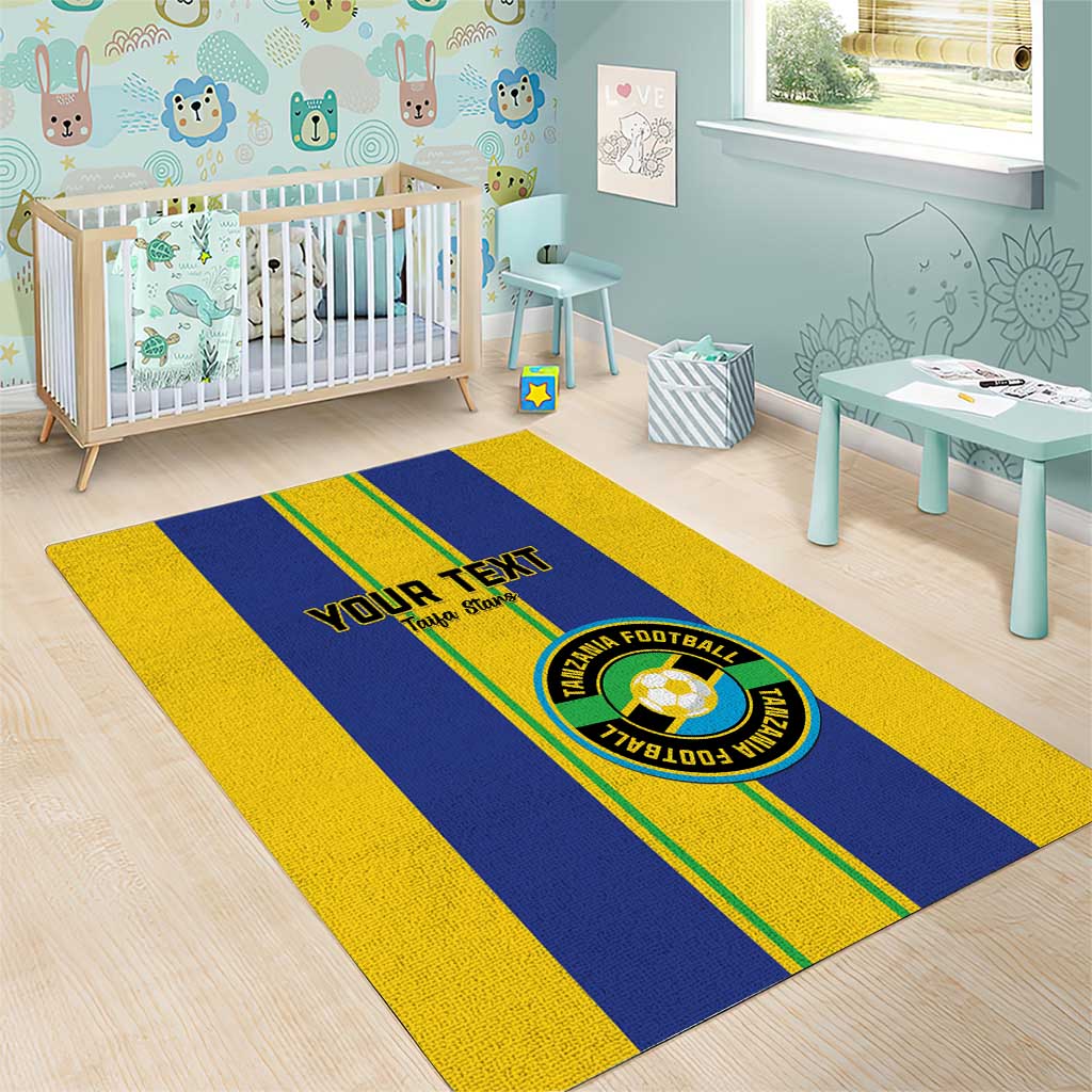 Custom Afro Tanzania Football Area Rug We Are Champions LT15