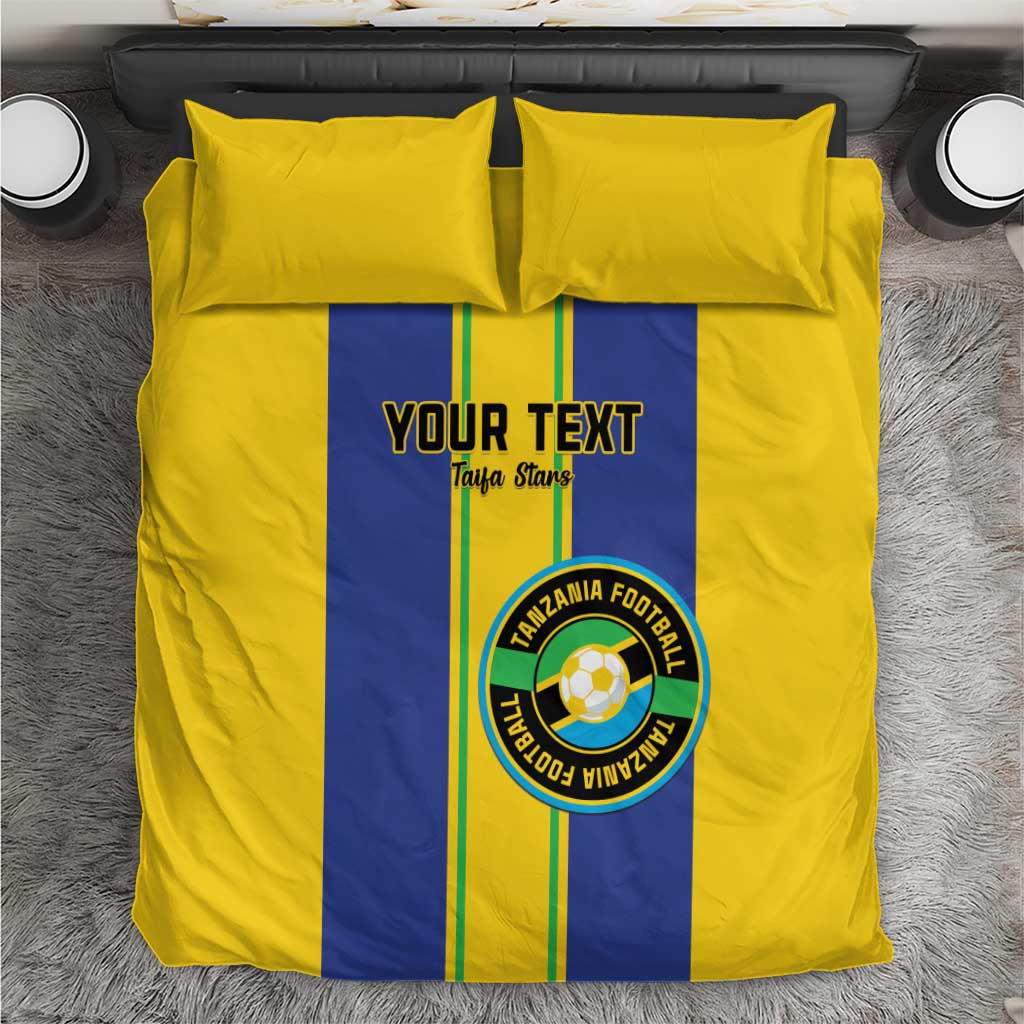Custom Afro Tanzania Football Bedding Set We Are Champions LT15
