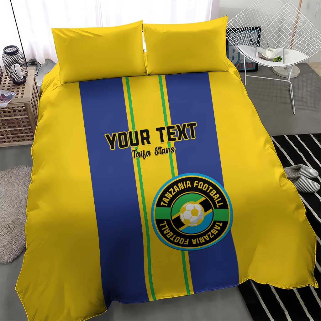 Custom Afro Tanzania Football Bedding Set We Are Champions LT15