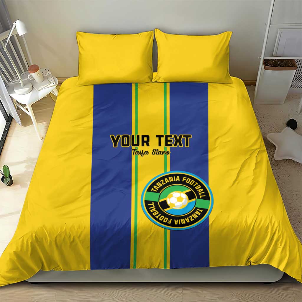Custom Afro Tanzania Football Bedding Set We Are Champions LT15