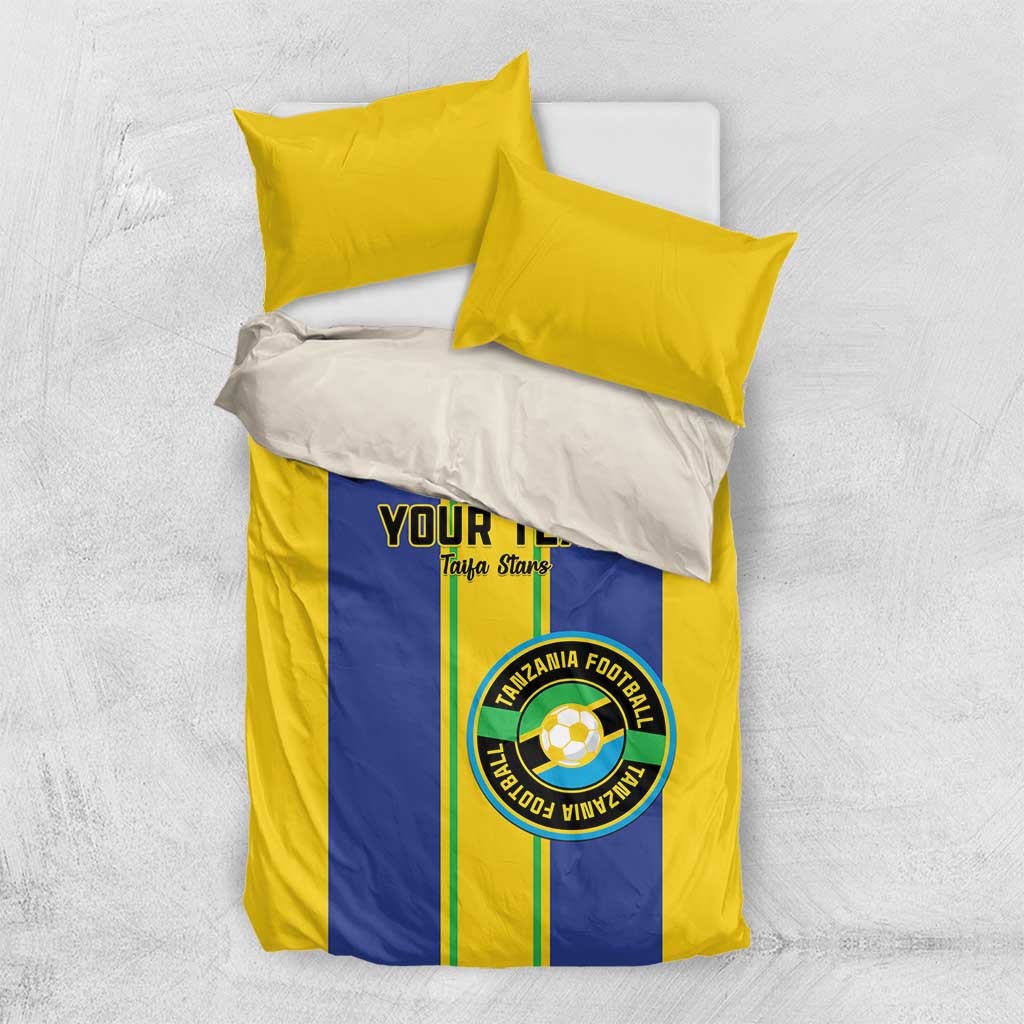 Custom Afro Tanzania Football Bedding Set We Are Champions LT15