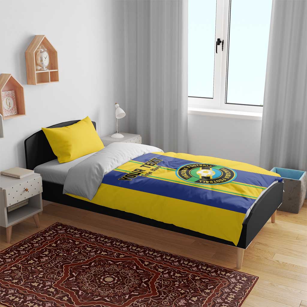 Custom Afro Tanzania Football Bedding Set We Are Champions LT15