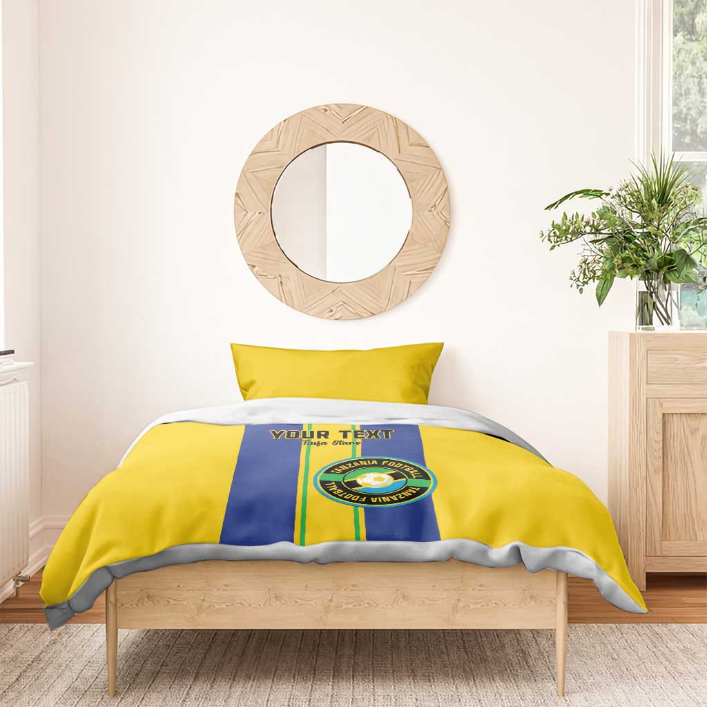 Custom Afro Tanzania Football Bedding Set We Are Champions LT15