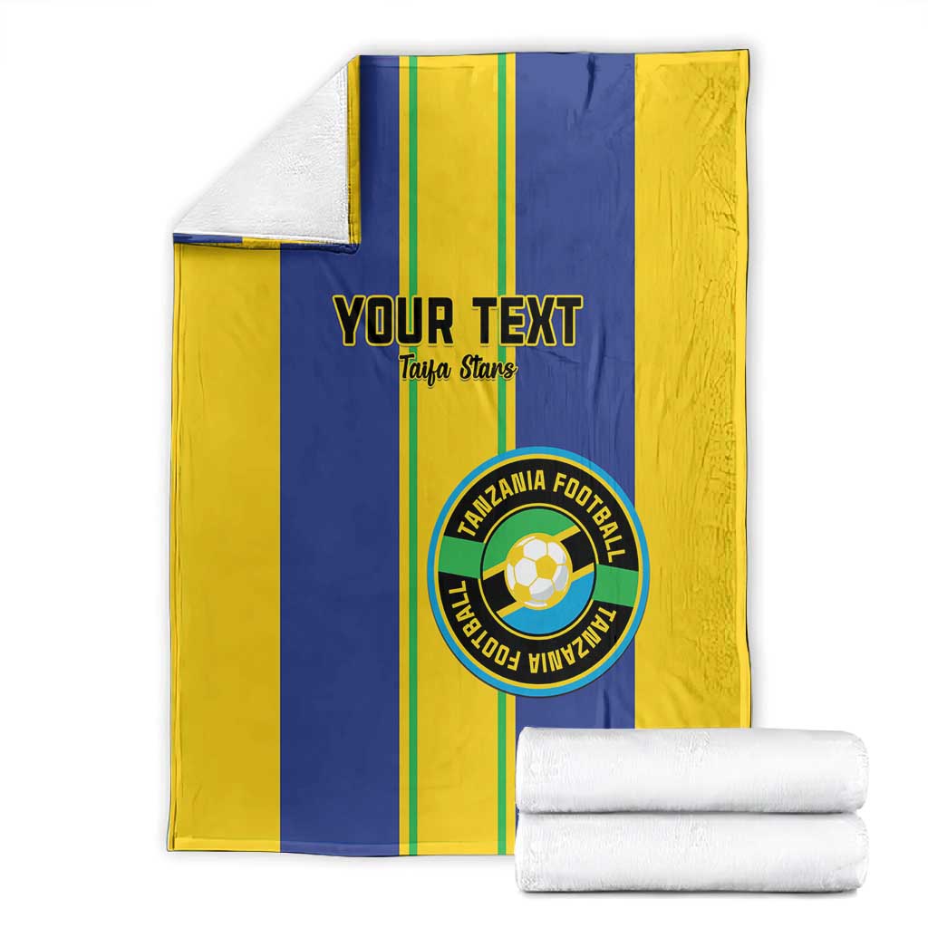 Custom Afro Tanzania Football Blanket We Are Champions LT15