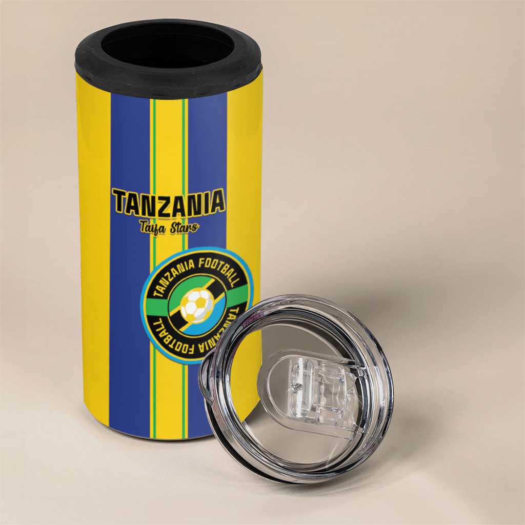 Custom Afro Tanzania Football 4 in 1 Can Cooler Tumbler We Are Champions LT15