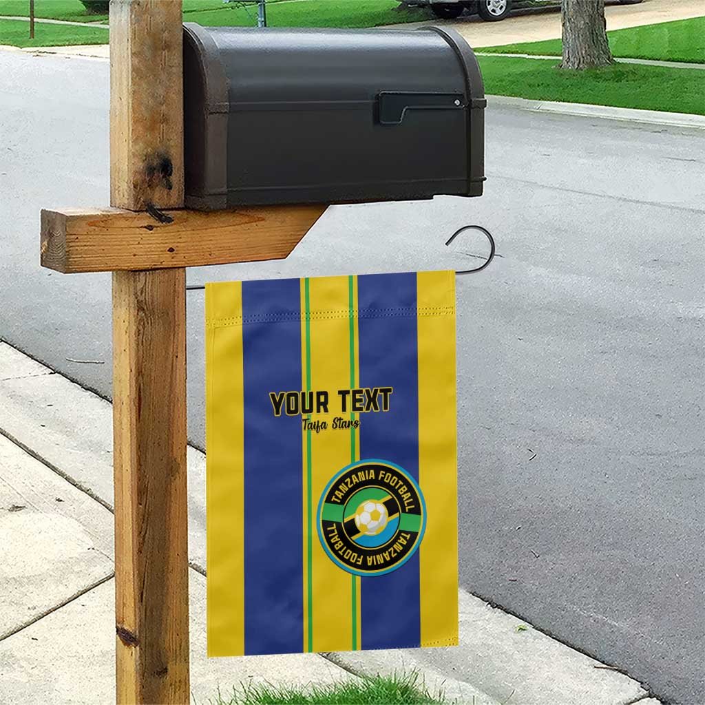 Custom Afro Tanzania Football Garden Flag We Are Champions LT15
