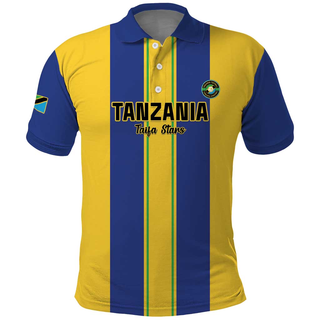 Custom Tanzania Football Polo Shirt Sporty Style LT15