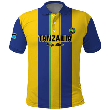 Custom Tanzania Football Polo Shirt Sporty Style LT15