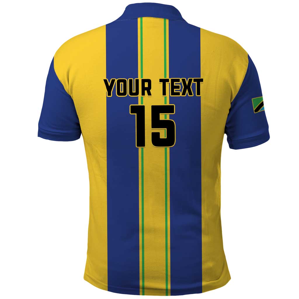 Custom Tanzania Football Polo Shirt Sporty Style LT15