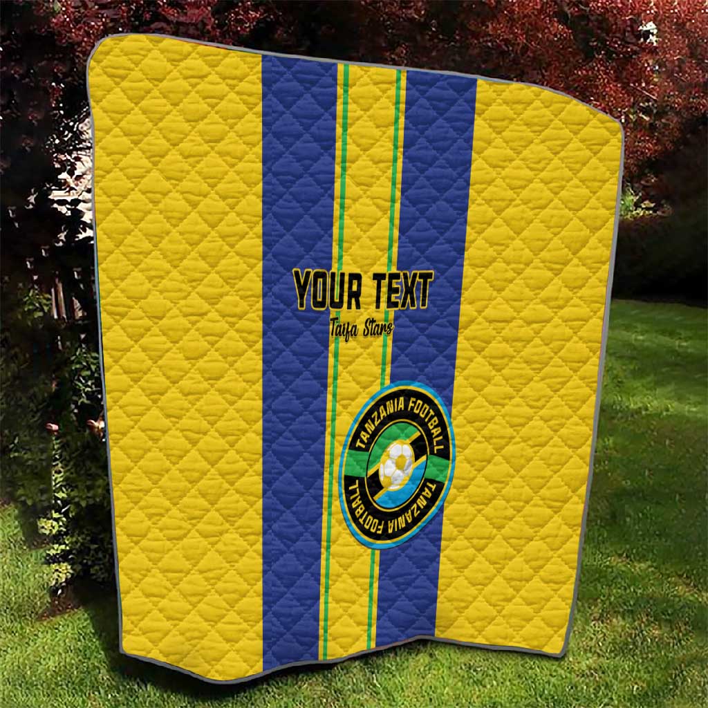 Custom Afro Tanzania Football Quilt We Are Champions LT15
