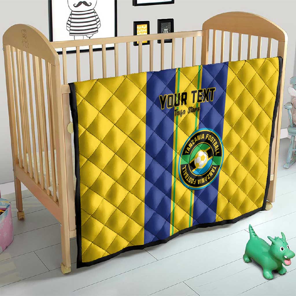 Custom Afro Tanzania Football Quilt We Are Champions LT15