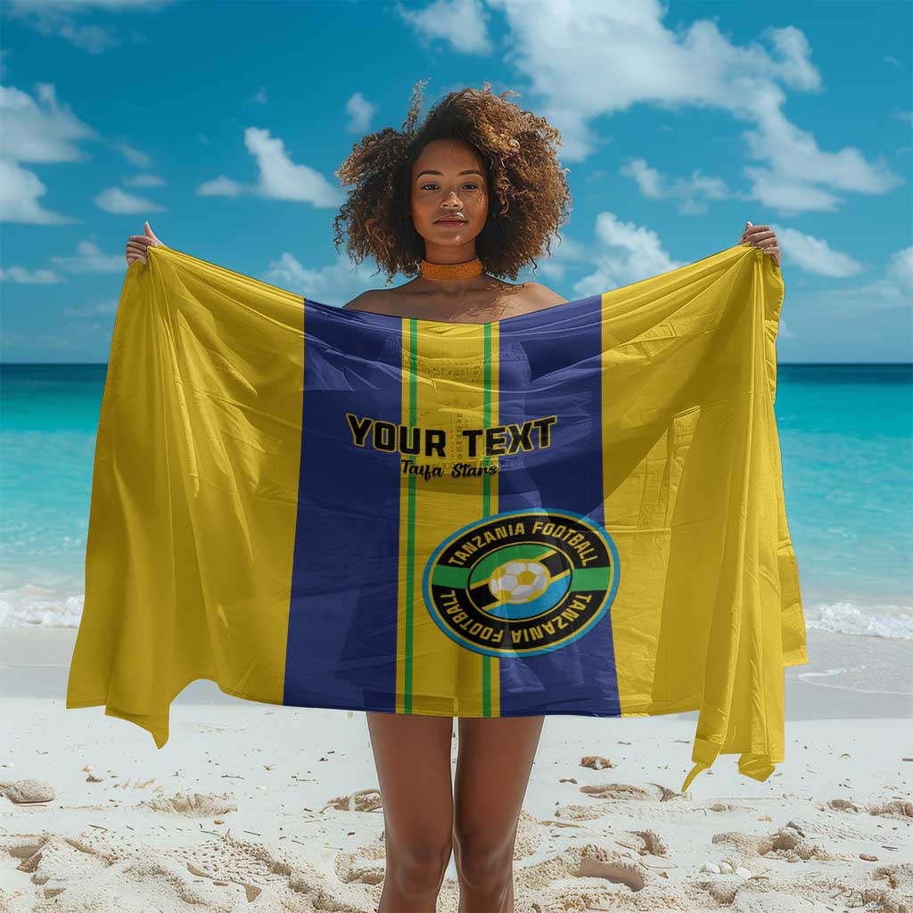 Custom Afro Tanzania Football Sarong We Are Champions LT15