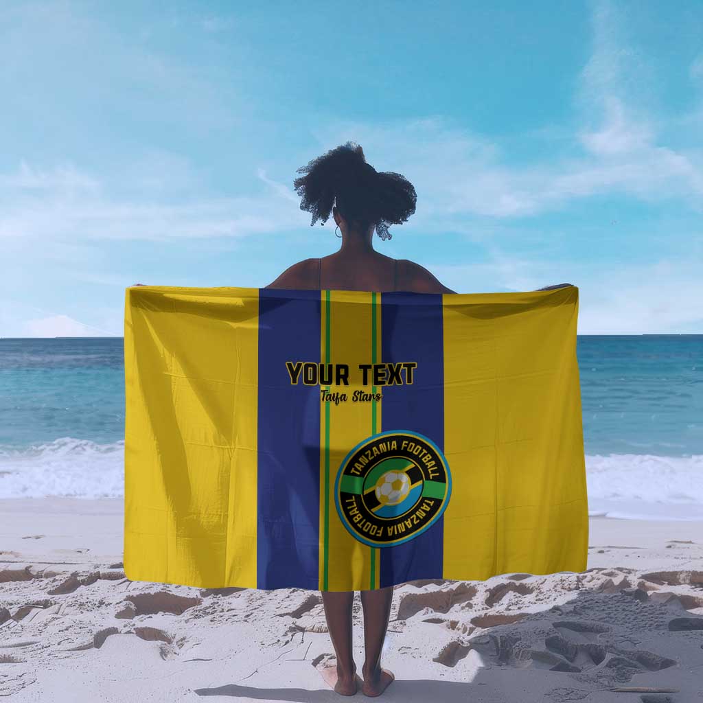 Custom Afro Tanzania Football Sarong We Are Champions LT15