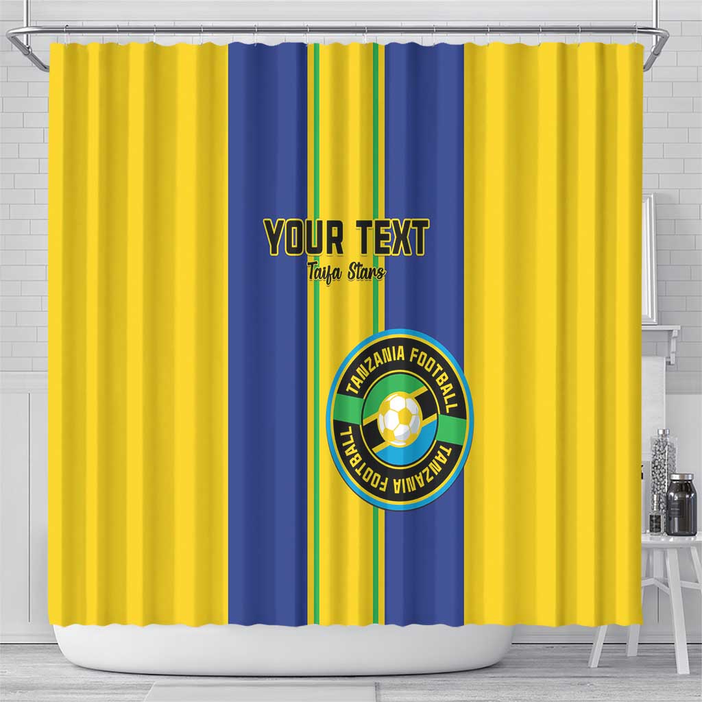 Custom Tanzania Football Shower Curtain Sporty Style LT15