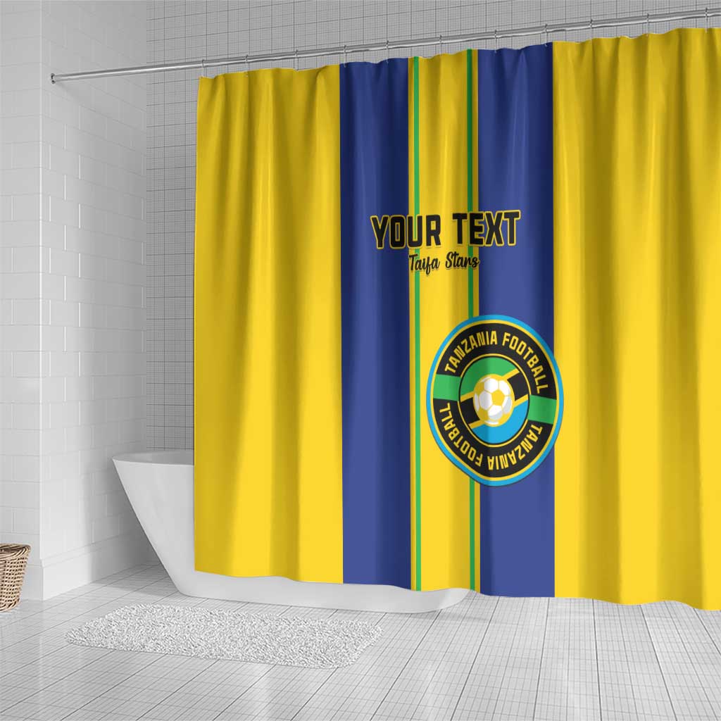 Custom Tanzania Football Shower Curtain Sporty Style LT15