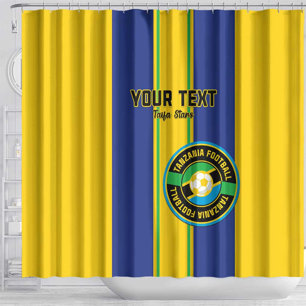 Custom Tanzania Football Shower Curtain Sporty Style LT15