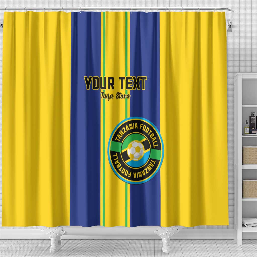 Custom Tanzania Football Shower Curtain Sporty Style LT15
