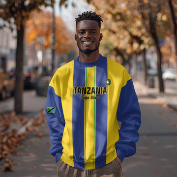Custom Afro Tanzania Football Sweatshirt We Are Champions LT15