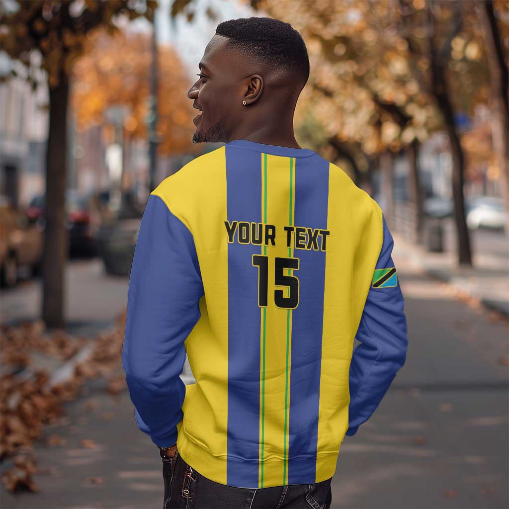 Custom Afro Tanzania Football Sweatshirt We Are Champions LT15