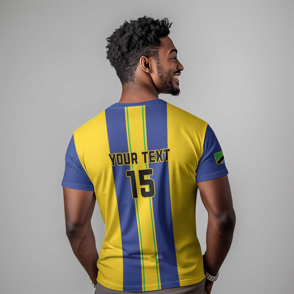 Custom Afro Tanzania Football T shirt We Are Champions LT15